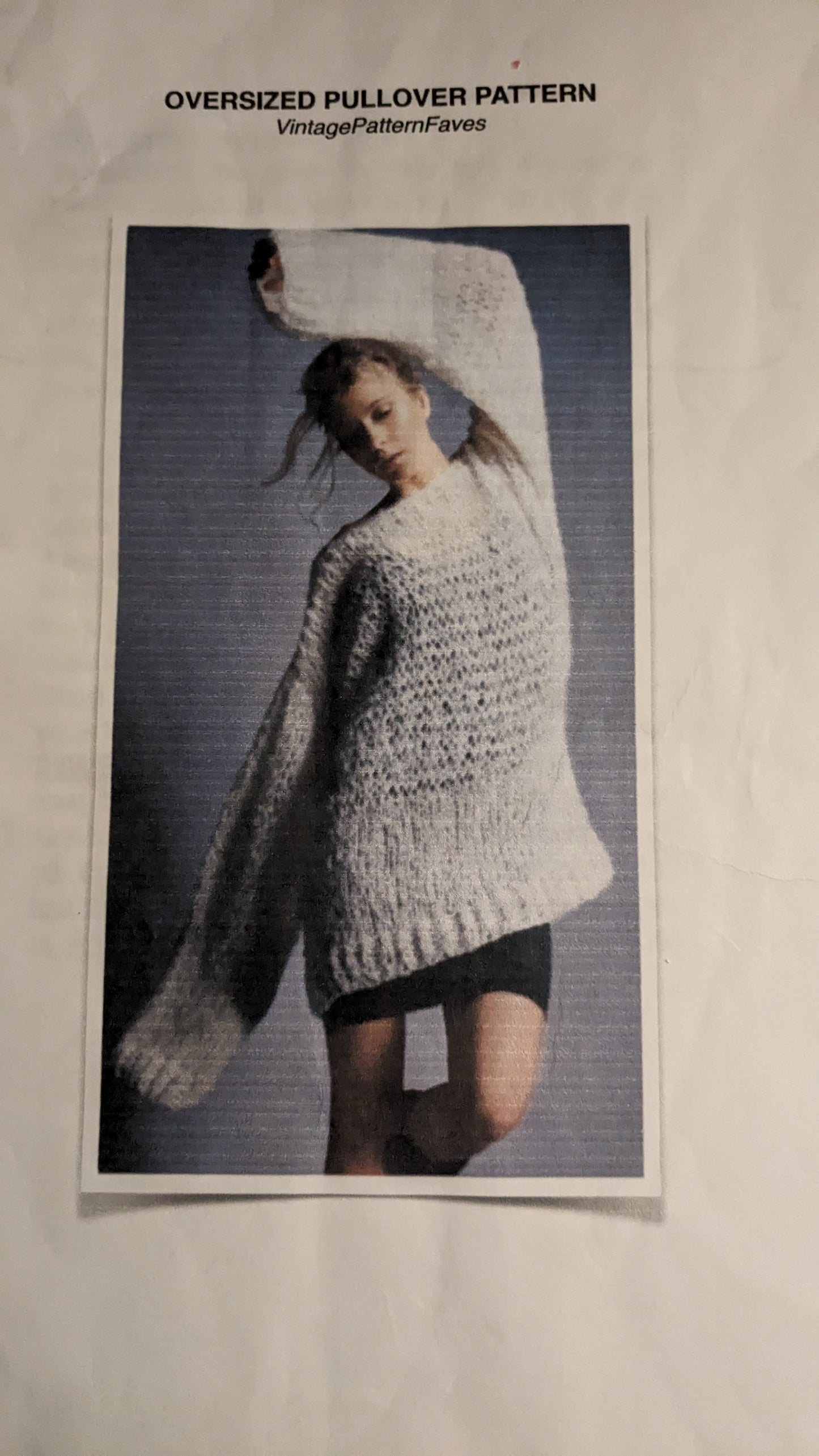 Oversized Mohair Sweater